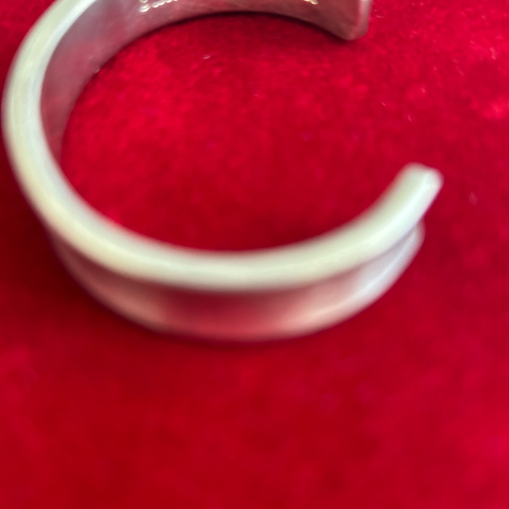 Tiffany & Co cuff bracelet sterling silver/ vintage 1990's (unisex/women/men) - Picture 13 of 14